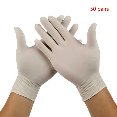 Disposable Nitrile Gloves 50 pairs Rubber Latex Free Medical Exam Grade Non Sterile Ambidextrous Soft with Textured Tips
Disposable Nitrile Gloves 50 pairs Rubber Latex Free Medical Exam Grade Non Sterile Ambidextrous Soft with Textured Tips