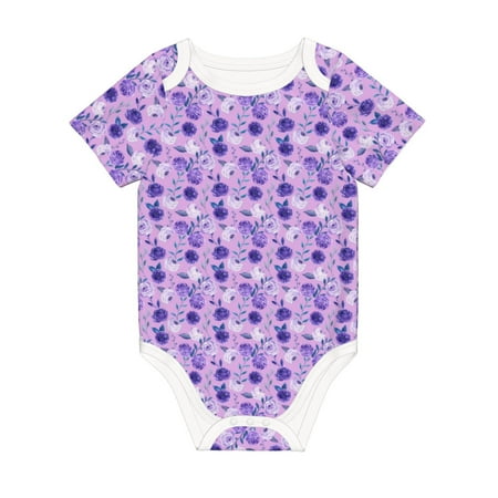 Coaee Violet for Soft Cotton Baby Short-Sleeve Bodysuit Baby Girls Boys Bodysuit Romper
Coaee Violet for Soft Cotton Baby Short-Sleeve Bodysuit Baby Girls Boys Bodysuit Romper