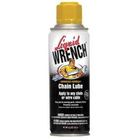 LIQUID WRENCH L706 Universal Chain Lube, Aerosol, 5.5 Oz.