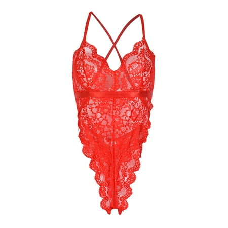 Vedolay Lingerie Dress Women Lace Lingerie Set with Garter Belts Teddy Bodysuit 3 Piece Garter Set Red M
Vedolay Lingerie Dress Women Lace Lingerie Set with Garter Belts Teddy Bodysuit 3 Piece Garter Set Red M