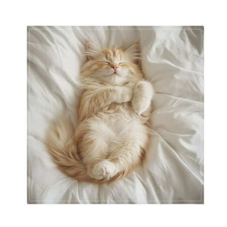WOBOGO Sleeping Cat Cloth Napkins 6 Pieces Soft Elegant Touch Durable Absorbent Quick Drying for Elegant Dining
WOBOGO Sleeping Cat Cloth Napkins 6 Pieces Soft Elegant Touch Durable Absorbent Quick Drying for Elegant Dining