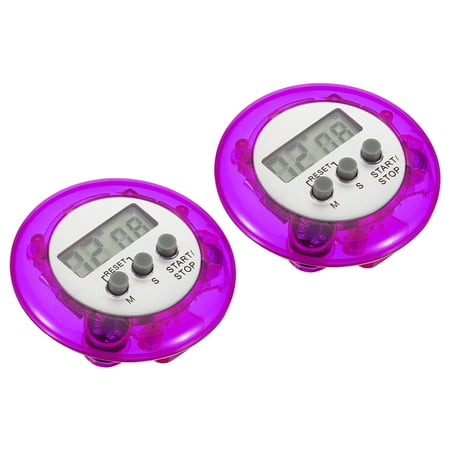 Uxcell Round Digital Timer 2pcs Small Count Down/ UP Clock with Magnetic Big LCD Display Purple
Uxcell Round Digital Timer 2pcs Small Count Down/ UP Clock with Magnetic Big LCD Display Purple