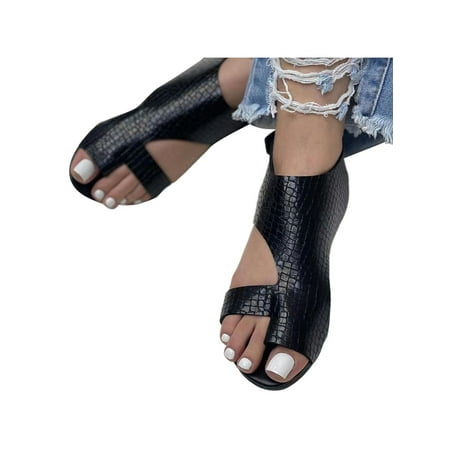 Tenmix Womens Flip Flops Beach Flat Sandals Summer Sandal Toe Ring Shoes Ladies Anti Skid Stylish Black 8
Tenmix Womens Flip Flops Beach Flat Sandals Summer Sandal Toe Ring Shoes Ladies Anti Skid Stylish Black 8
