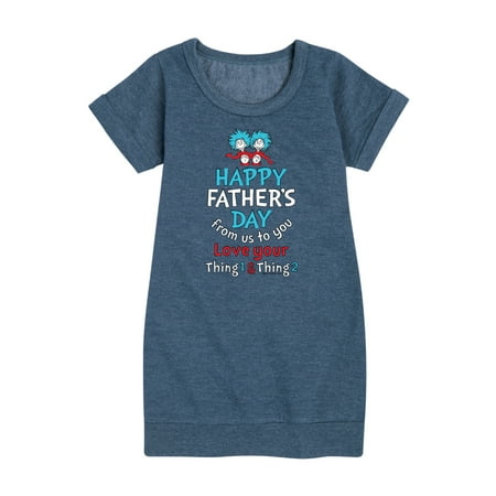 Cat in the Hat - Happy Fathers Day Thing 1 Thing 2 - Toddler And Youth Girls Fleece Dress
Cat in the Hat - Happy Fathers Day Thing 1 Thing 2 - Toddler And Youth Girls Fleece Dress