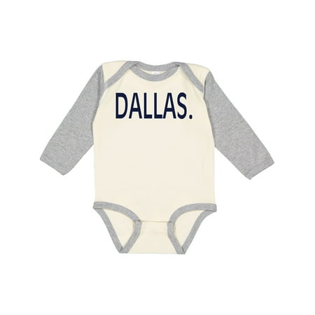 Inktastic Dallas in Blue Text Gift Baby Boy or Baby Girl Long Sleeve Bodysuit
Inktastic Dallas in Blue Text Gift Baby Boy or Baby Girl Long Sleeve Bodysuit