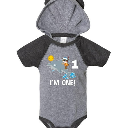 Inktastic First Birthday 1 Year Old Dolphin Gift Baby Boy or Baby Girl Bodysuit
Inktastic First Birthday 1 Year Old Dolphin Gift Baby Boy or Baby Girl Bodysuit