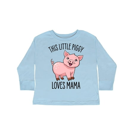 Inktastic This Little Piggy Loves Mama- cute Gift Toddler Boy or Toddler Girl Long Sleeve T-Shirt
Inktastic This Little Piggy Loves Mama- cute Gift Toddler Boy or Toddler Girl Long Sleeve T-Shirt