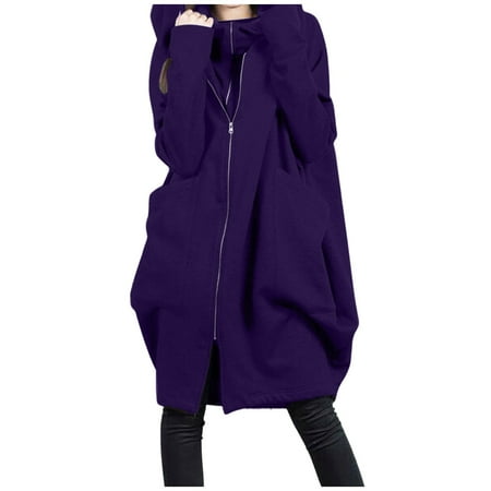 koaiezne Women Casual Solid Full Zip Hoodie Long Sleeve Pocket Loose Jacket Long Coat Fitted Cotton Jacket Scrub Vest Women
koaiezne Women Casual Solid Full Zip Hoodie Long Sleeve Pocket Loose Jacket Long Coat Fitted Cotton Jacket Scrub Vest Women