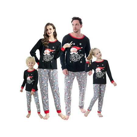 Pudcoco Parent-Children Christmas Pajama Santa Print Long-Sleeves Tops with Casual Pants Loungewear
Pudcoco Parent-Children Christmas Pajama Santa Print Long-Sleeves Tops with Casual Pants Loungewear
