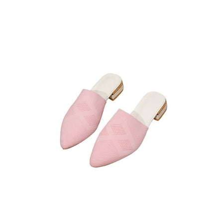 Tenmix Women Flats Slip On Clogs Backless Mules Closed Pointed Toe Slippers Womens Lightweight Casual Slides Pink 5.5
Tenmix Women Flats Slip On Clogs Backless Mules Closed Pointed Toe Slippers Womens Lightweight Casual Slides Pink 5.5