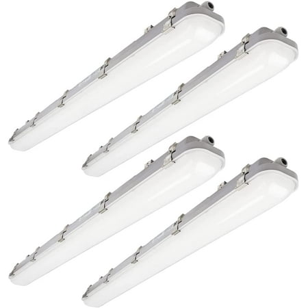 JSTCL 4FT LED Vapor Tight Light 60W 6600lm (120W Eq.)Waterproof LED Outdoor Shop Light 5000K IP66 100-277V LED Vapor Proof Fixture for Parking Garage Car Wash Warehouse UL Listed 4-Pack
JSTCL 4FT LED Vapor Tight Light 60W 6600lm (120W Eq.)Waterproof LED Outdoor Shop Light 5000K IP66 100-277V LED Vapor Proof Fixture for Parking Garage Car Wash Warehouse UL Listed 4-Pack