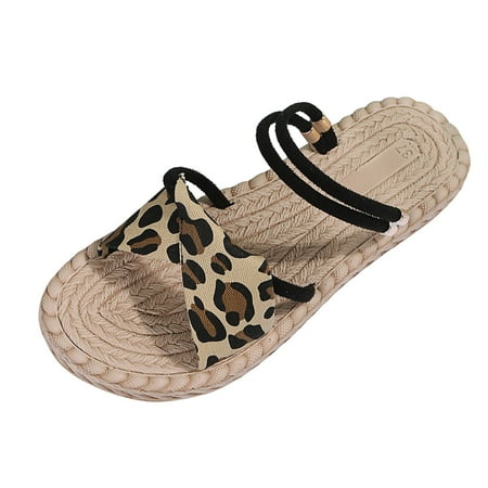uikmnh Women Slippers Women s Summer Slip-On Comfortable Flat Leopard Print Beach Open Toe Breathable Sandals Shoes Slippers Black 7.5
uikmnh Women Slippers Women s Summer Slip-On Comfortable Flat Leopard Print Beach Open Toe Breathable Sandals Shoes Slippers Black 7.5