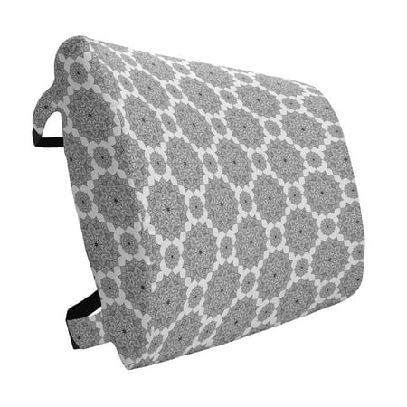 Mandala Lumbar Pillow Middle Eastern Mosaic Design Secret Body and Mandala Motif Active World Image Soft Back Cushion for Office Chairs with Adjustable Straps 14 x 13 Black by Ambesonne
Mandala Lumbar Pillow Middle Eastern Mosaic Design Secret Body and Mandala Motif Active World Image Soft Back Cushion for Office Chairs with Adjustable Straps 14 x 13 Black by Ambesonne