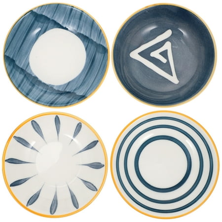 Homemaxs 4Pcs Ceramic Sauce Dishes Sauce Plates Japanese Style Condiment Plates (Assorted Color)
Homemaxs 4Pcs Ceramic Sauce Dishes Sauce Plates Japanese Style Condiment Plates (Assorted Color)