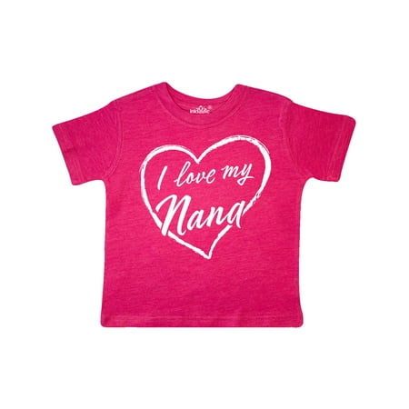 Inktastic I Love My Nana in White Chalk Heart Gift Toddler Boy or Toddler Girl T-Shirt
Inktastic I Love My Nana in White Chalk Heart Gift Toddler Boy or Toddler Girl T-Shirt