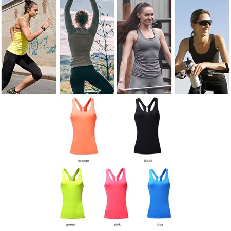 Activewear Running Workouts Clothes Sports Yoga Racerback Tank Tops Women