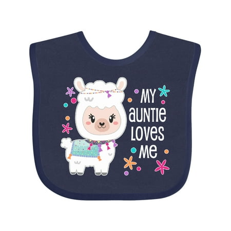 Inktastic My Auntie Loves Me- Cute and Happy Llama Gift Baby Boy or Baby Girl Bib
Inktastic My Auntie Loves Me- Cute and Happy Llama Gift Baby Boy or Baby Girl Bib