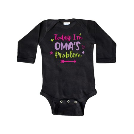 Inktastic Child Funny Today Im Omas Problem Gift Baby Girl Long Sleeve Bodysuit
Inktastic Child Funny Today Im Omas Problem Gift Baby Girl Long Sleeve Bodysuit