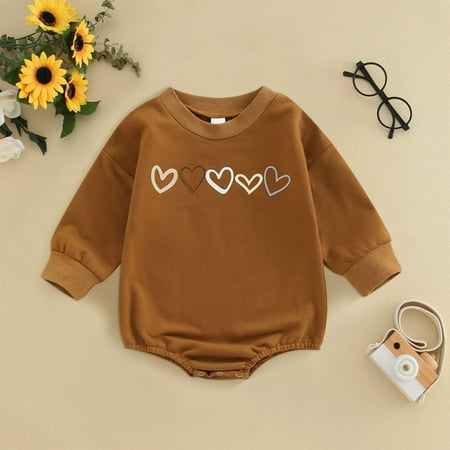 Aayomet Baby Bodysuit Baby Bodysuit Baby Unisex Baby Cotton Long-Sleeve Bodysuits Brown 12-18 Months
Aayomet Baby Bodysuit Baby Bodysuit Baby Unisex Baby Cotton Long-Sleeve Bodysuits Brown 12-18 Months
