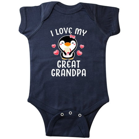 Inktastic I Love My Great Grandpa with Cute Penguin and Hearts Gift Baby Girl Bodysuit
Inktastic I Love My Great Grandpa with Cute Penguin and Hearts Gift Baby Girl Bodysuit