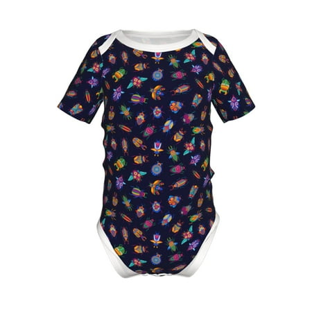 Coaee Colorful Insects for Soft Baby Short-Sleeve Bodysuit Baby Climbing Clothes Baby Girls Boys Bodysuit Romper-3 Months
Coaee Colorful Insects for Soft Baby Short-Sleeve Bodysuit Baby Climbing Clothes Baby Girls Boys Bodysuit Romper-3 Months