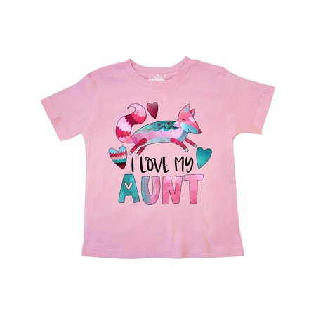 Inktastic I Love My Aunt Pink and Blue Fox with Hearts Gift Toddler Boy or Toddler Girl T-Shirt
Inktastic I Love My Aunt Pink and Blue Fox with Hearts Gift Toddler Boy or Toddler Girl T-Shirt