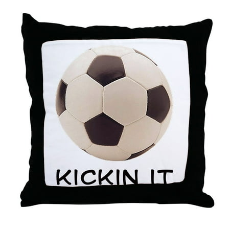 CafePress - Soccer Ball - Decor Throw Pillow (18"x18")
