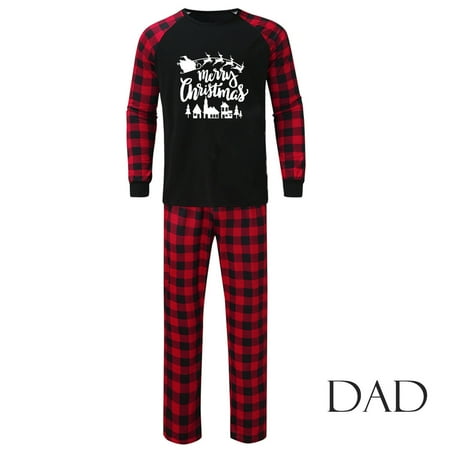 POROPL Family Christmas Pajamas Set Letter Print Top and Plaid Pants Pajamas For Women Holiday Plaid Long Sleeve Pullover O-Neck Pajamas For Family
POROPL Family Christmas Pajamas Set Letter Print Top and Plaid Pants Pajamas For Women Holiday Plaid Long Sleeve Pullover O-Neck Pajamas For Family
