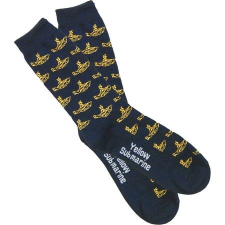 Beatles Men's Yellow Submarine (Black) Socks One Size Black