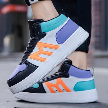 Men‘s Trendy Colorblock Comfortable Lace Up Casual Skate Shoes Couple Sneakers Autumn & Winter
Men‘s Trendy Colorblock Comfortable Lace Up Casual Skate Shoes Couple Sneakers Autumn & Winter