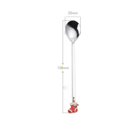 Christmas Gift Coffee Spoon & Fork Set Coffee Stir Spoon Creative Dessert Tea Spoon Shovel Kitchen Christmas Gift Box
Christmas Gift Coffee Spoon & Fork Set Coffee Stir Spoon Creative Dessert Tea Spoon Shovel Kitchen Christmas Gift Box