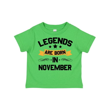 Inktastic Legends Are Born in November Gift Toddler Boy or Toddler Girl T-Shirt
Inktastic Legends Are Born in November Gift Toddler Boy or Toddler Girl T-Shirt