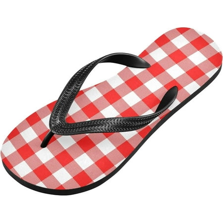 Red Plaid Flip Flop Casual Non-slip Thong Sandals for Women Men Beach Summer Slippers XS Indoor Outdoor
Red Plaid Flip Flop Casual Non-slip Thong Sandals for Women Men Beach Summer Slippers XS Indoor Outdoor