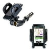 Dual USB / 12V Charger Car Cigarette Lighter Mount and Holder for the Dell Venue Pro