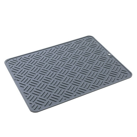 Silicone Dish Drying Mat with Hanging Hole Easy Clean Heat Resistance Dish Draining Pad Kitchen Supply
Silicone Dish Drying Mat with Hanging Hole Easy Clean Heat Resistance Dish Draining Pad Kitchen Supply