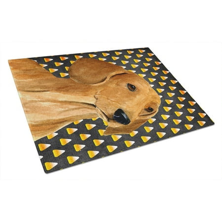 Carolines Treasures SS4280LCB Dachshund Candy Corn Halloween Portrait Glass Cutting Board Large 12H x 16W multicolor
Carolines Treasures SS4280LCB Dachshund Candy Corn Halloween Portrait Glass Cutting Board Large 12H x 16W multicolor