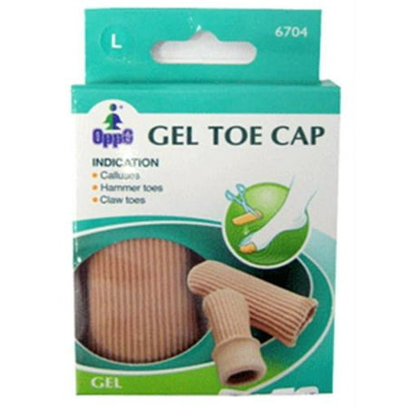 Oppo Gel Toe Cap, Large (6704) 2 Pack (Pack of 6)