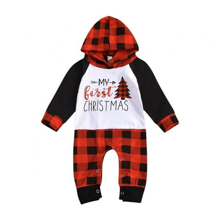 First Christmas Outfit Newborn Baby Boy Girl Christmas Romper Long Sleeve Hoodie Bodysuit Christmas Clothes One Piece
First Christmas Outfit Newborn Baby Boy Girl Christmas Romper Long Sleeve Hoodie Bodysuit Christmas Clothes One Piece