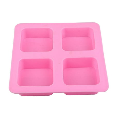 Silicone Square Soap Making - 4 Grids Nonstick Silicone Mould Chocolate Ice Cube Tray DIY For Muffin/Biscuit/Pudding
Silicone Square Soap Making - 4 Grids Nonstick Silicone Mould Chocolate Ice Cube Tray DIY For Muffin/Biscuit/Pudding