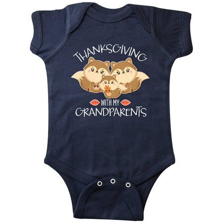 Inktastic Thanksgiving with my Grandparents Cute Squirrel Family Gift Baby Boy or Baby Girl Bodysuit
Inktastic Thanksgiving with my Grandparents Cute Squirrel Family Gift Baby Boy or Baby Girl Bodysuit