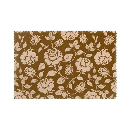 Home European Classical Flower Background Placemats Set Of 6 Washable Wipeable Place Mats Place Mats For Festival Parties Family Dinner (12 X 18inch)
Home European Classical Flower Background Placemats Set Of 6 Washable Wipeable Place Mats Place Mats For Festival Parties Family Dinner (12 X 18inch)