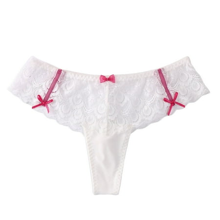Women s Panties Casual Solid Color Mid High Waist Fashion Sexy Lace Trim Bow Transparent Hollow Thong Briefs Comfy Soft Underpants
Women s Panties Casual Solid Color Mid High Waist Fashion Sexy Lace Trim Bow Transparent Hollow Thong Briefs Comfy Soft Underpants