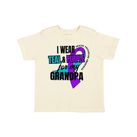 Inktastic Suicide Prevention I Wear Teal and Purple for My Grandpa Gift Toddler Boy or Toddler Girl T-Shirt
Inktastic Suicide Prevention I Wear Teal and Purple for My Grandpa Gift Toddler Boy or Toddler Girl T-Shirt
