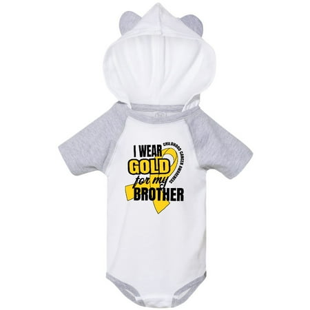Inktastic I Wear Gold For My Brother Childhood Cancer Awareness Gift Baby Boy or Baby Girl Bodysuit
Inktastic I Wear Gold For My Brother Childhood Cancer Awareness Gift Baby Boy or Baby Girl Bodysuit