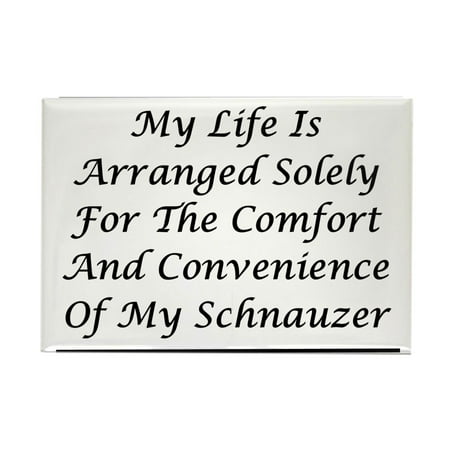 CafePress - Schnauzer Convenience - Rectangle Magnet, 2"x3" Refrigerator Magnet