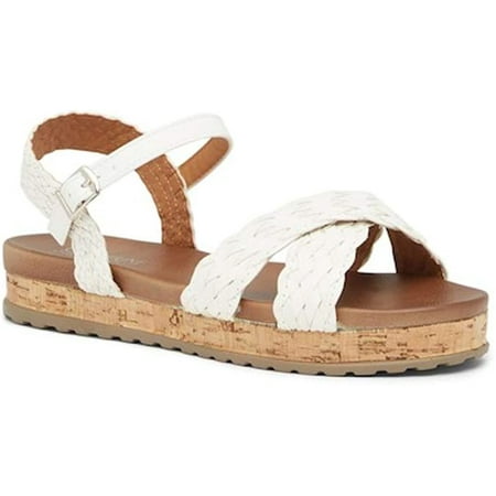 Catherine Malandrino Criss Cross Flat Momie Cushion Sock Sandal - White 9
Catherine Malandrino Criss Cross Flat Momie Cushion Sock Sandal - White 9