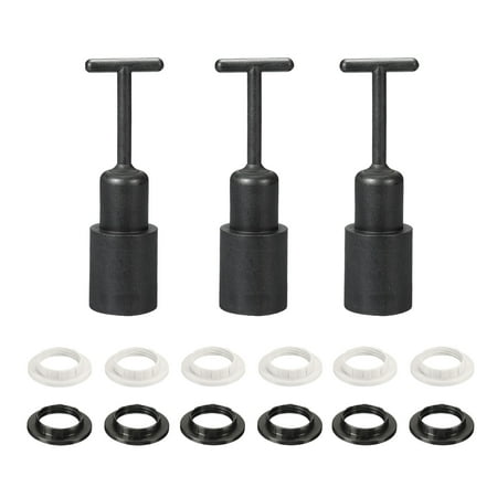 Uxcell E14 Socket Ring Removal Tool T Type with Lamp Shade Socket Rings Black 3 Set
Uxcell E14 Socket Ring Removal Tool T Type with Lamp Shade Socket Rings Black 3 Set