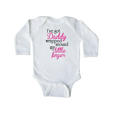Inktastic I ve Got Daddy Wrapped Around My Little Finger Gift Baby Girl Long Sleeve Bodysuit
Inktastic I ve Got Daddy Wrapped Around My Little Finger Gift Baby Girl Long Sleeve Bodysuit