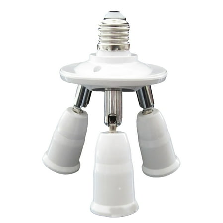 Frcolor Universal White PBT E27 to 3 E27 360 Degree Rotation 1 to 3 LED Light Bulb Base Conversion Lamphead Lamp Holder Socket
Frcolor Universal White PBT E27 to 3 E27 360 Degree Rotation 1 to 3 LED Light Bulb Base Conversion Lamphead Lamp Holder Socket