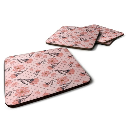 Carolines Treasures BB7499FC Pink Flowers and Polka Dots Foam Coaster Set of 4 3 1/2 x 3 1/2 multicolor
Carolines Treasures BB7499FC Pink Flowers and Polka Dots Foam Coaster Set of 4 3 1/2 x 3 1/2 multicolor
